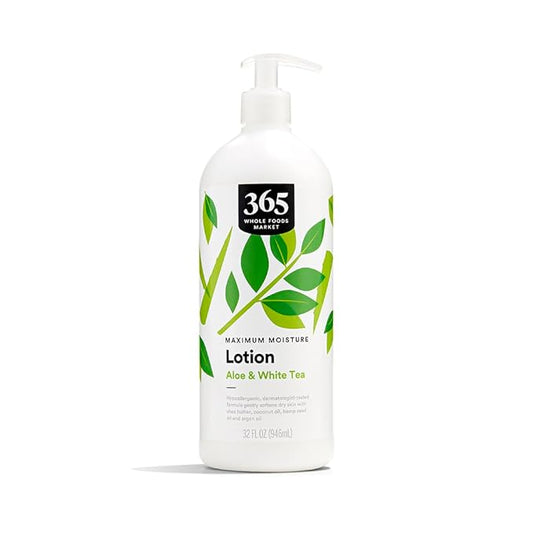 365 by Whole Foods Market, Maximum Moisture Lotion, Aloe & White Tea, 32 Fl Oz