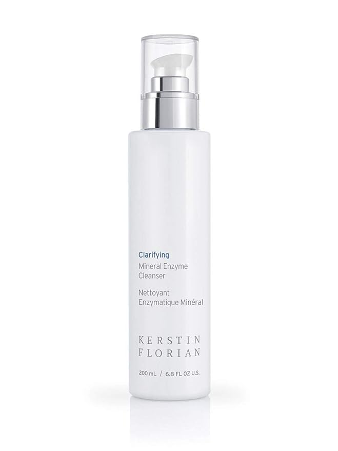 Kerstin Florian Clarifying Mineral Enzyme Cleanser | Gentle Face Wash for All Skin Types | Hydrating Body Wash for Morning or Night (6.8 fl oz)