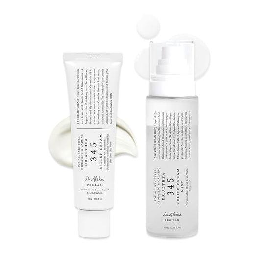Dr.Alteha Blemish Relief Duo, Soothing Recovery & Moisture for Sensitive Skin, Korean Vegan Skin Care Set for All Skin Types