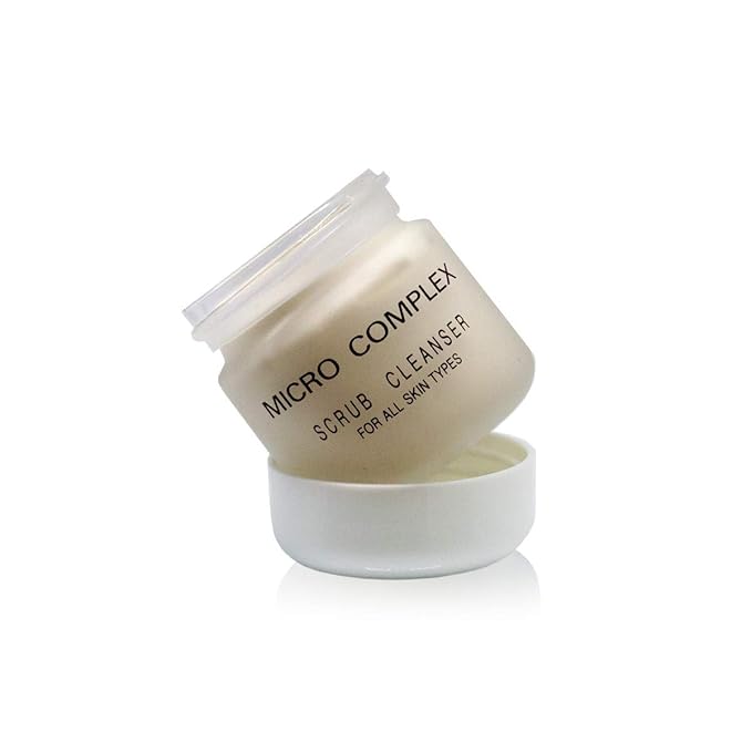 Micro Complex Deep Scrub Cleanser with Dead Sea Sand Gently Exfoliates, Removes Impurities, and Dead Skin Cells for Smooth, Youthful Skin