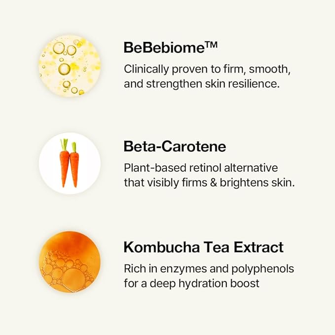 BeBebiome Revitalizing Serum (30ml / 1.01 Fl oz) Vitamin C, Pro-aging, Rejuvenate, Glow Skin, Wrinkle Care, Youth Activating, Kombucha for Face, NDP