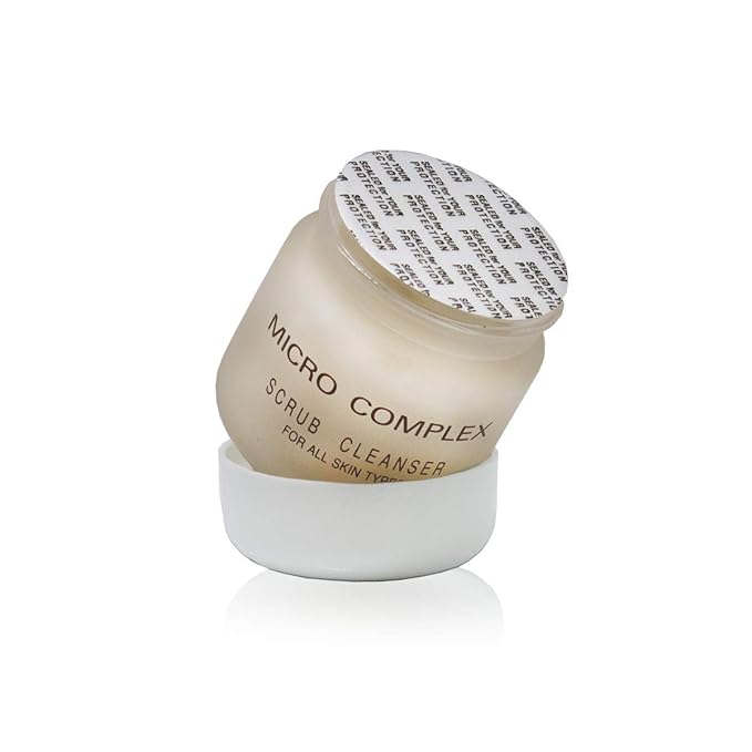 Micro Complex Deep Scrub Cleanser with Dead Sea Sand Gently Exfoliates, Removes Impurities, and Dead Skin Cells for Smooth, Youthful Skin
