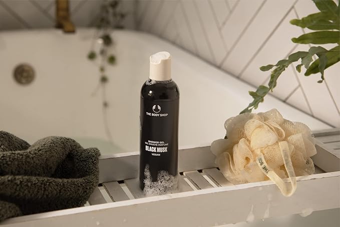 The Body Shop Black Musk Body Wash, 8.4 Fluid Ounce