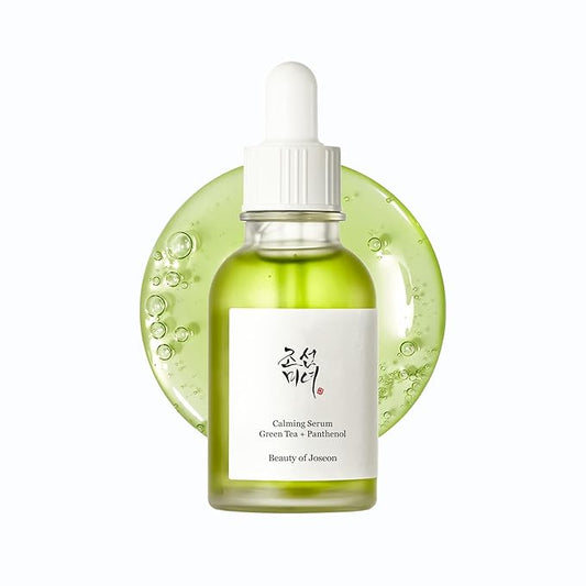 Beauty of Joseon Calming Serum Green Tea Panthenol Soothing, Moisturizing Sensitive, Acne-Prone, UV Irritated Skin, Daily Korean Skin Care for Men and Women (2 Fl.Oz.)