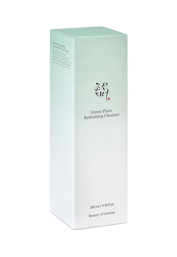 Beauty of Joseon Green Plum Refreshing Cleanser 100ml, 3.38 fl.oz & Ginseng Cleansing Oil 210ml, 7.1 fl.oz Korean Skin Care