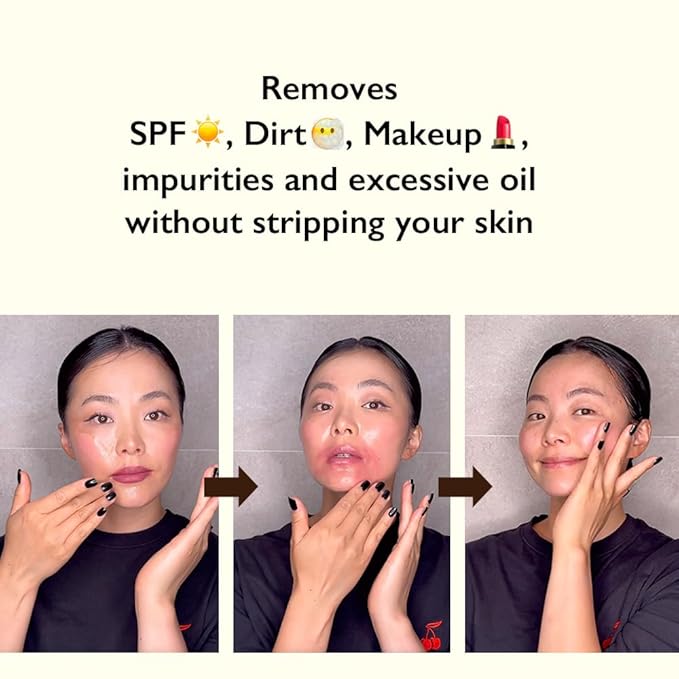 HARUHARU wonder Black Rice Moisture Cleansing Oil, Travel Size, Double Cleansing, Daily Makeup remover, Pore Oil Cleanser, Korean Skincare for sensitive, normal and Oily Skin, 1.0 fl oz