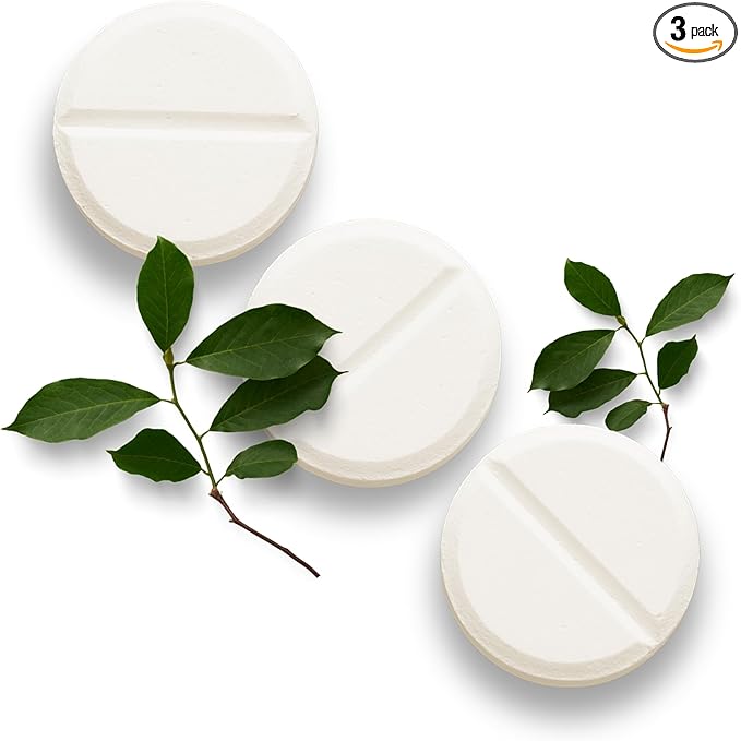 Onsen Bath Tablets 3-Pack: Japanese Hot Spring Minerals from Kinugawa, Relieve Stress, Soothe Muscles, Restore Energy, Detox & Hydrate Skin, Spa Bath Soak Tablets for Relaxation