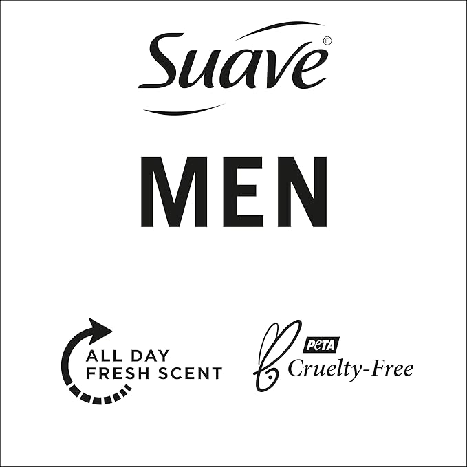 Suave Men Shampoo and Conditioner 2 in 1 Ocean Charge Refreshing, Cleanse and Conditions Hair, 40 oz Pack of 3