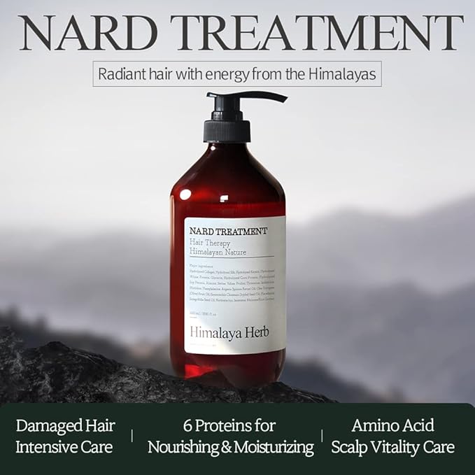 Bouquet Garni Nard Hair Conditioner - Signature 16.9 Fl. oz. / Deep Repair with 6 Hydrolyzed Proteins, 11 Amino Acids & 5 Plant Oils/Smooth & Glossy Hair