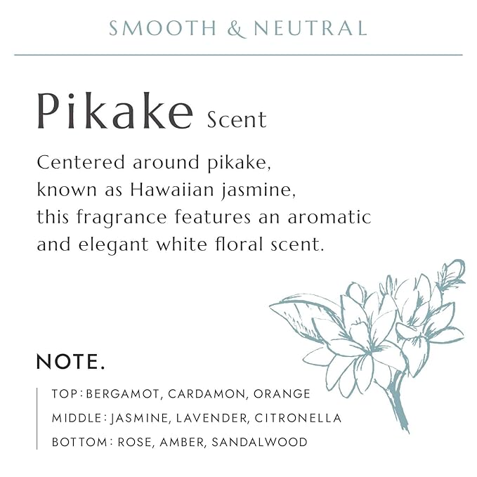 LIKOA, Smooth and Neutral Shampoo, Vegan, Halal, Lightweight Moisture for Fine, Dry, or Tangle-Prone Hair, Botanical Hair Care, White Floral Scent, Made in Japan, 500mL, 16.9 Fl oz