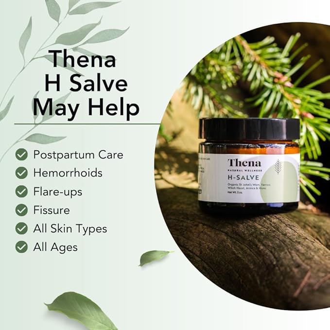 Intense Hemorrhoid Treatment 100% Natural Hemorrhoid Cream & Fissure Ointment Control Organic Lavender Arnica Witch Hazel Fast Healing Maximum Strength, Best with Thena Sitz Bath Soak for Women Men