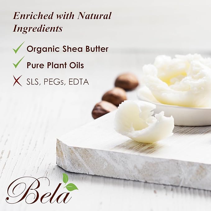BELA Soap Variety Pack 3.3 OZ, Pack of 6, Long Lasting, French Triple Milled Bar Soap with Organic Shea Butter, Hand, Face and Body Wash Bar Made in Australia