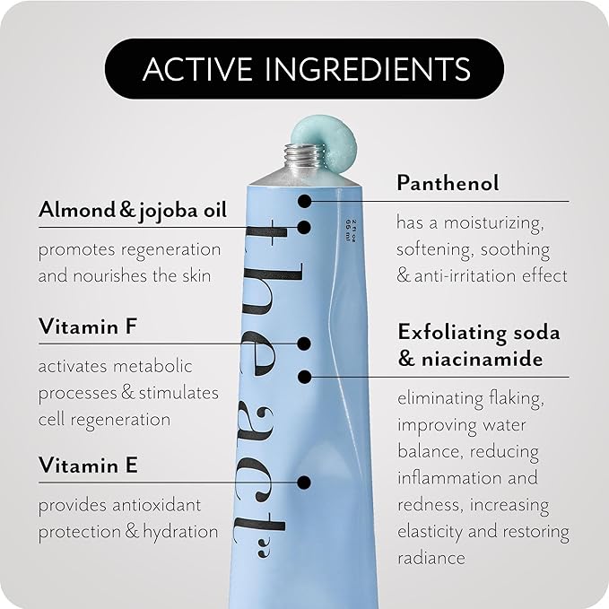 Organic Face Scrub - Exfoliating & Polishing Facial Scrub with Vitamin E & F, Almond & Jojoba Oils for Smooth, Radiant Skin - Gentle Exfoliation & Deep Moisturization for Women & Men 2 Fl Oz