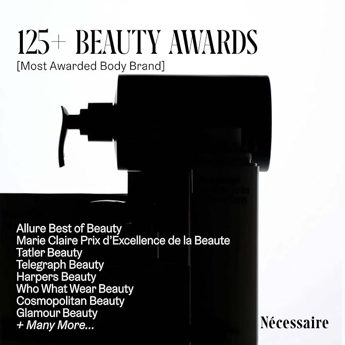 Nécessaire The Body Wash Cyprès-Citronné — Multi-Oil Shower Gel Cleanser for Women + Men — Non-Comedogenic Body Wash with Niacinamide. 500ml/16.9 fl oz
