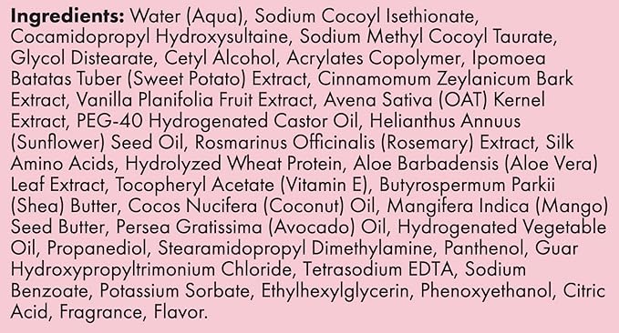Donna's Recipe by Tabitha Brown | Sweet Potato Pie Extra Creamy Moisturizing Shampoo – Sulfate-Free, Deep Hydration, Vegan, 8 oz