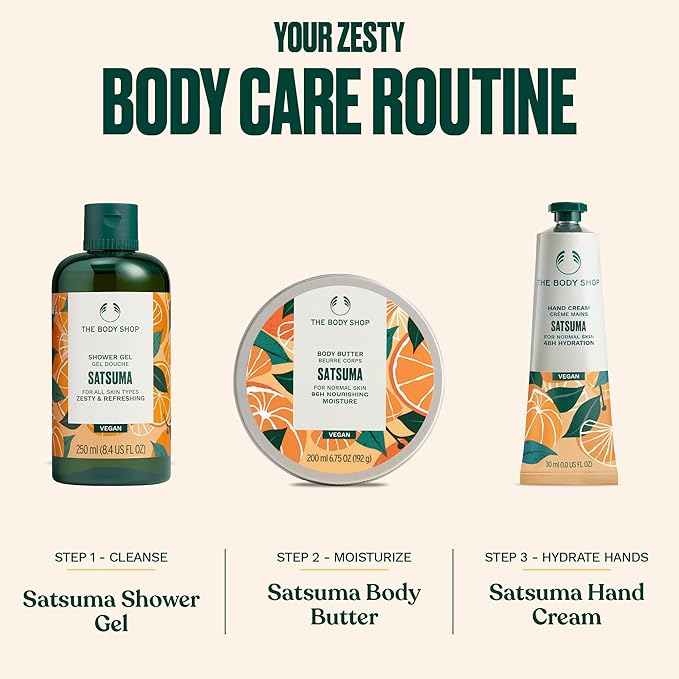 The Body Shop Shower Gel, Satsuma, 8.4 fluid ounces (Packaging May Vary)