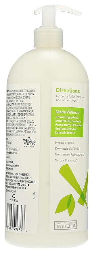 365 by Whole Foods Market, Maximum Moisture Lotion, Aloe & White Tea, 32 Fl Oz