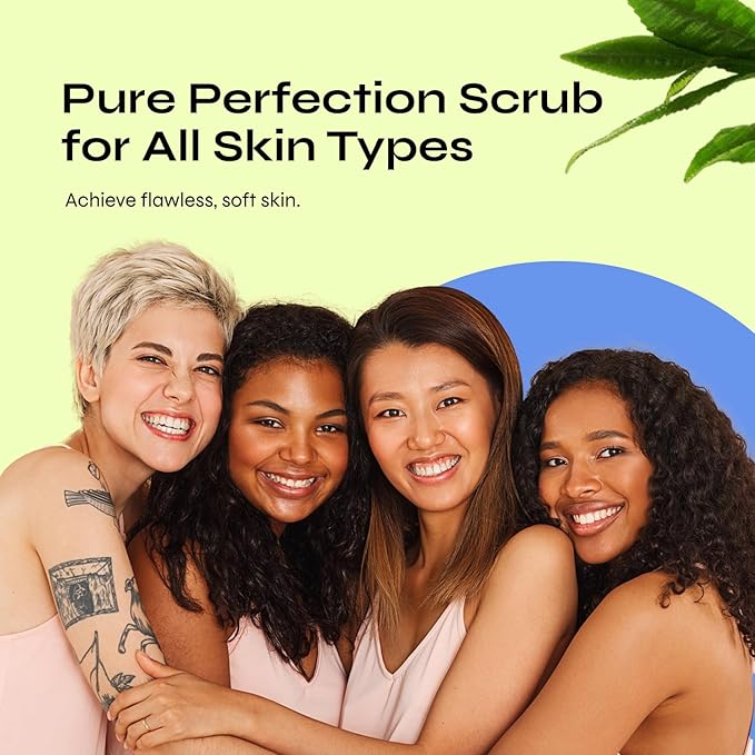 Almond Honey Facial Scrub Exfoliator for All Skin Types Natural Exfoliation with Almond Meal for Smooth, Radiant and Healthy Skin