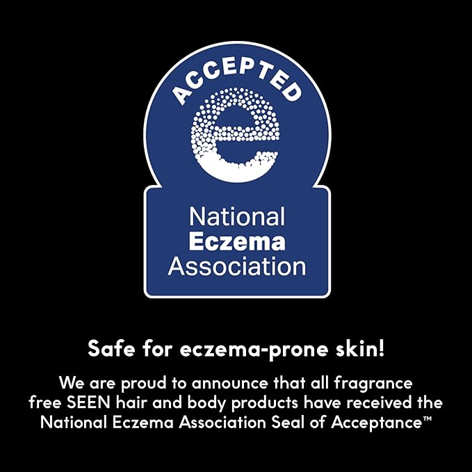 SEEN Conditioner, Fragrance Free - Non-Comedogenic & Sulfate-Free Hair Conditioner- Dermatologist-Developed - Safe for Sensitive, Eczema & Acne Prone Skin