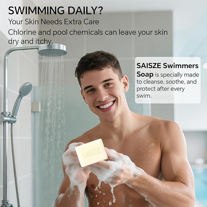 Chlorine Removal Swimmers Soap, Vitamin C Body Wash Neutralizes and Washes Away Chlorine After Swimming for Swimmers and Athletes, 4 Ounce (Pack of 2