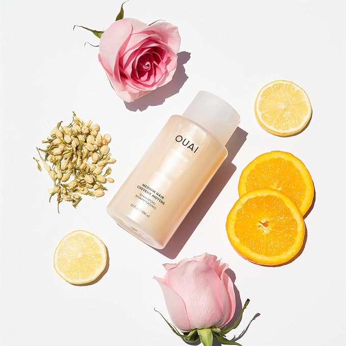 OUAI Medium Shampoo Refill - Hydrating Shampoo with Coconut Oil, Babassu, Kumquat Extract and Keratin - Strengthens, Nourishes and Adds Shine - Paraben, Phthalate and Sulfate Free Hair Care (32 Fl Oz)