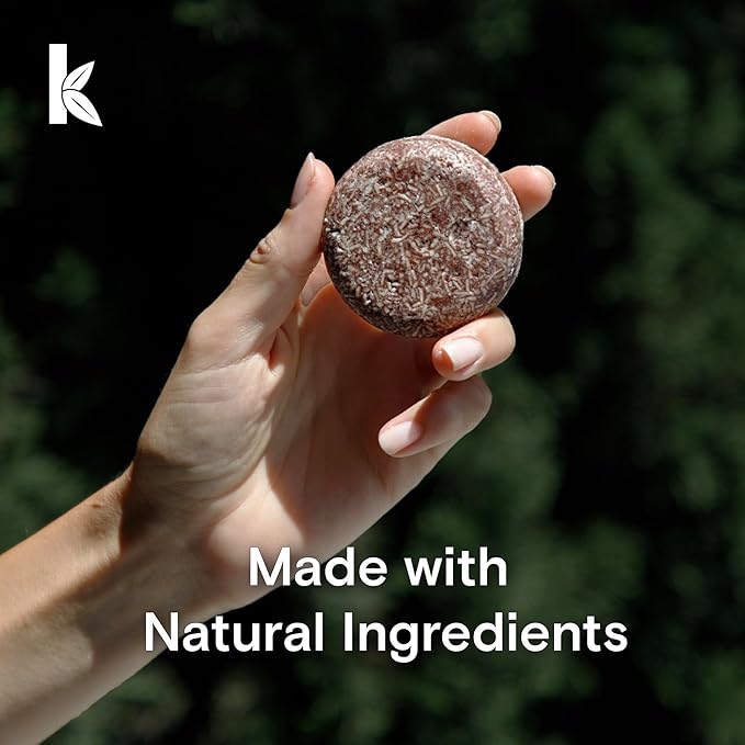 Seek Bamboo - Polygonum Shampoo Bar – Natural Hair Darkening, Anti-Hair Loss & Scalp Care - Herbal Formula, SLS-Free, Plastic-Free, All-Natural Eco-Friendly Hair Care