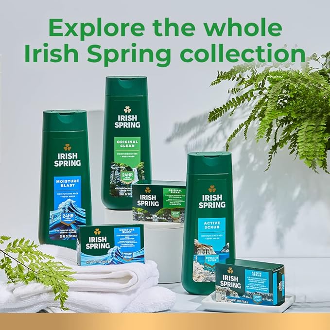 Irish Spring Original Clean Body Wash, 20 Oz, 2 Pack