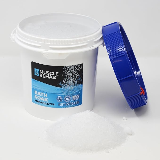 Muscle Rehab| Arnica Bath Soak with Essential Oils | Pain Relief for Sore Muscles, Joints & Foot Ache | Magnesium Flakes Bath Salts for Muscle Recovery, Relaxation & Wellness