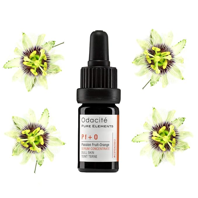 Odacité Hydrating Serum Concentrate with Passion Fruit & Orange - Face Serum Revitalizes & Illuminates the Appearance of Dull Skin for Radiance & Glow - Firms & Tones Skin - 0.17 fl. Oz.