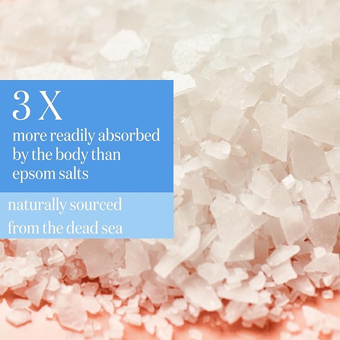 Natural Magnesium Bath Flakes, Essential Oils, Rosemary, Magnesium Chloride, Paraben & Sulfate Free, Cruelty Free, 17.6oz