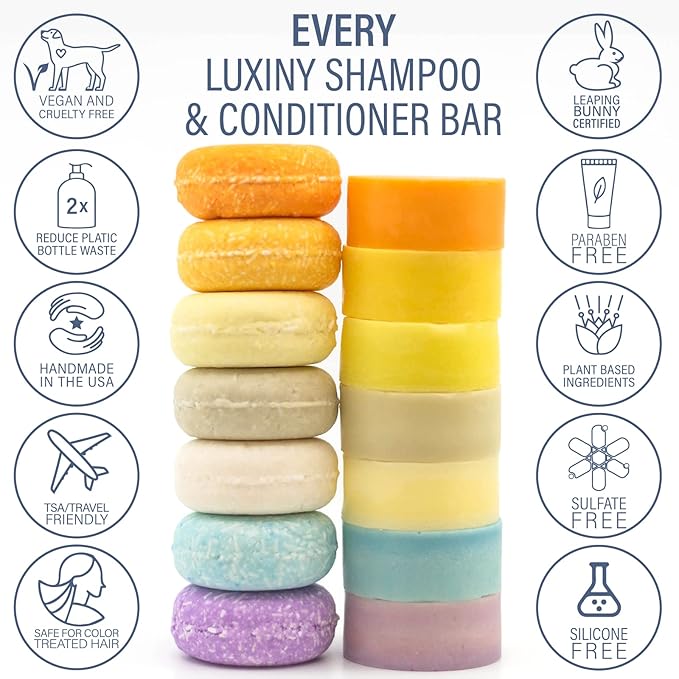Pina Colada Shampoo Bar for Dry & Damaged Hair – Vegan, Sulfate-Free, Moisturizing & Nourishing – Best for Curly & Frizzy Hair – Made in the USA, Up to 60 Washes, Ideal Travel Shampoo