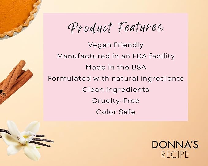 Donna's Recipe by Tabitha Brown | Sweet Potato Pie Extra Creamy Moisturizing Shampoo – Sulfate-Free, Deep Hydration, Vegan, 8 oz
