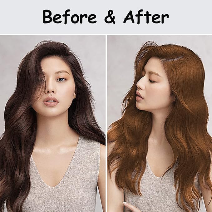 Blonde Brown Hair Dye 16.9 Fl Oz, Argan Oil Blonde Brown Hair Shampoo, 3 in 1 Hair Dye Shampoo, Easy To Use, Semi-Permanent Hair Color Shampoo (Blonde Brown)