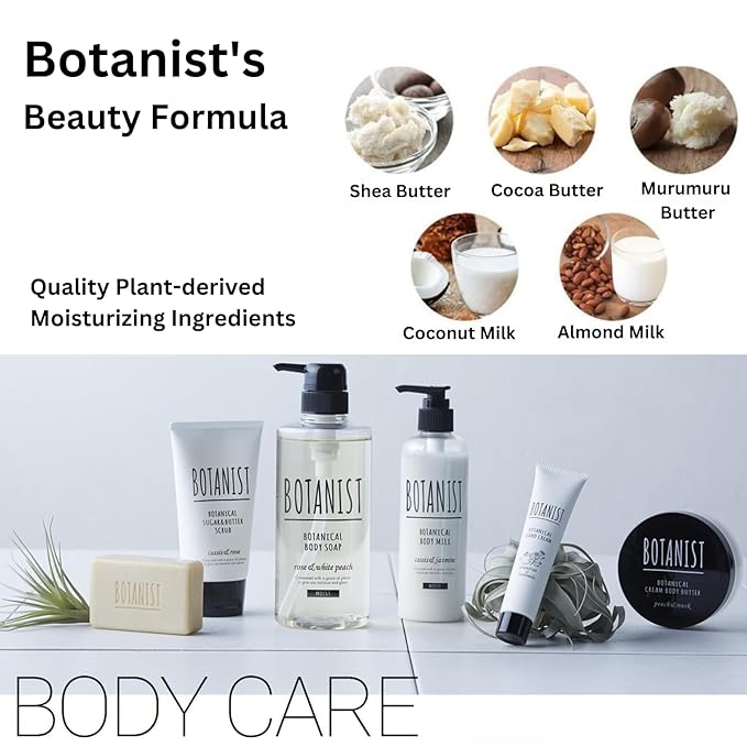 Moisturizing Body Wash for Women & Men, Natural Shower Gel with Botanical Butter Milk for Sensitive & Dry Skin, Organic Skin Care from Japan, CLEAR CLEANSE, Cassis& Leaf Green, 16.5 Fl Oz 3EA