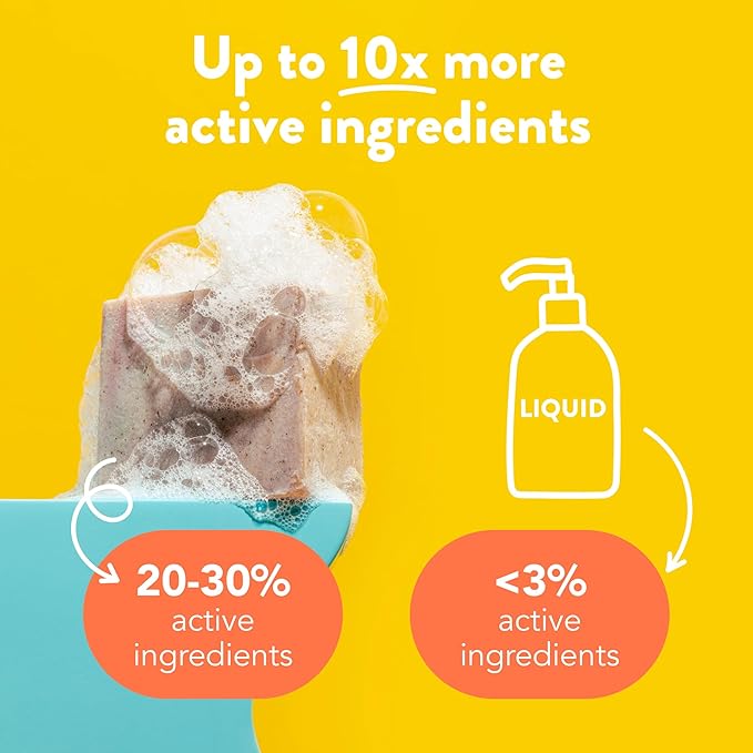 Ethique Sweet & Spicy - Volumizing Solid Shampoo Bar for Fine, Flat, Limp Hair - Vegan, Eco-Friendly, Plastic-Free, Cruelty-Free, 3.88 oz (Pack of 1)