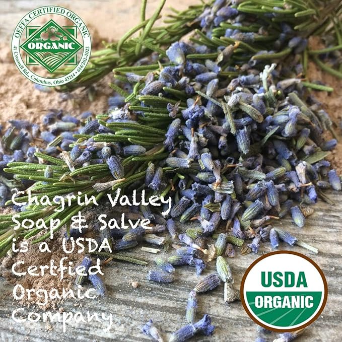 Chagrin Valley Soap & Salve Neem & Tea Tree Organic Soap & Shampoo Bar – Soothe Dry, Itchy, Irritated Skin - Sulfate Free - For Body & Hair Vegan Shampoo Natural, Large 5.6 oz Bar - 3PK