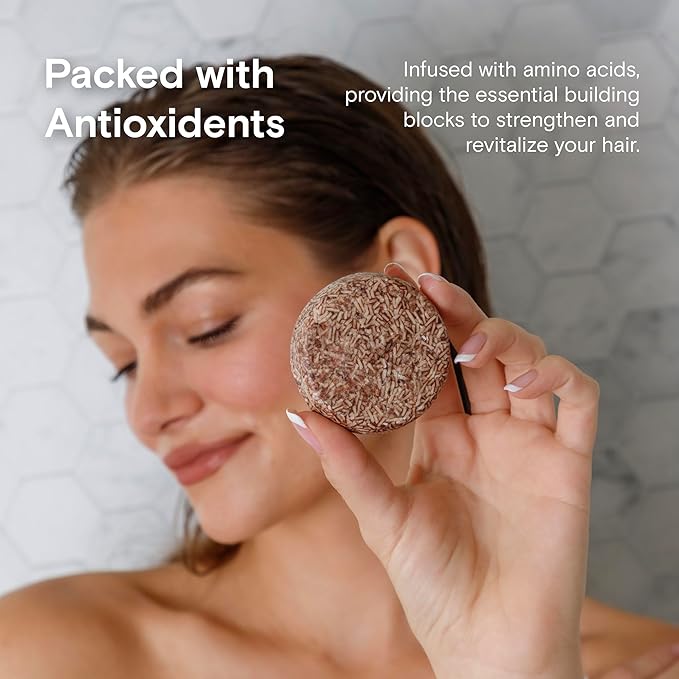 Seek Bamboo - Polygonum Shampoo Bar – Natural Hair Darkening, Anti-Hair Loss & Scalp Care - Herbal Formula, SLS-Free, Plastic-Free, All-Natural Eco-Friendly Hair Care