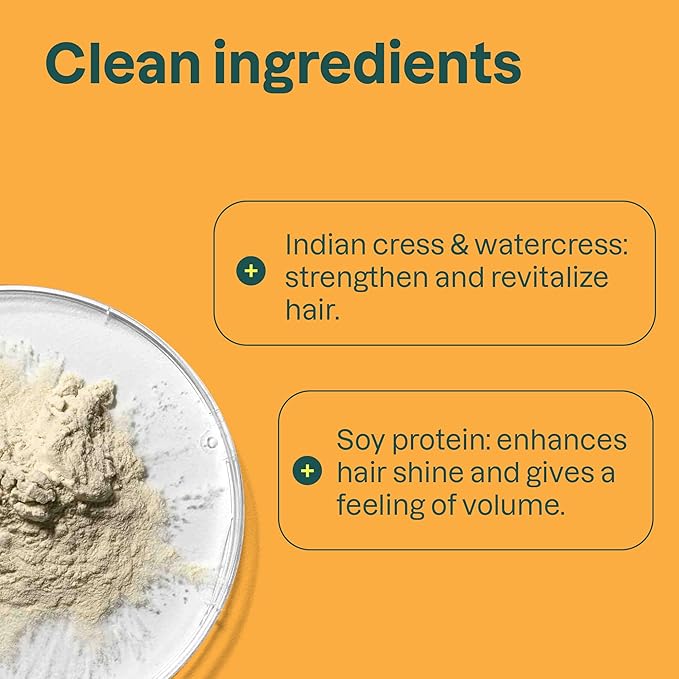 Bundle of ATTITUDE Volume And Shine Hair Shampoo and Conditioner, Dermatologically Tested, Plant- and Mineral-Based, Vegan Beauty Products, Soy Protein And Cranberries
