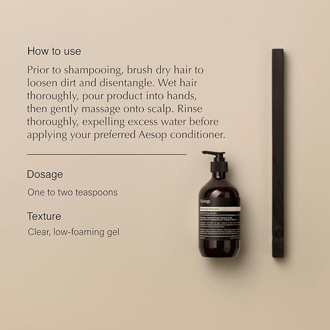Aesop Volumising Shampoo and Classic Conditioner Set | Volume and Hydration for Thin to Fine Hair | Paraben, Cruelty-free & Vegan | 17.2 oz + 16.9 oz
