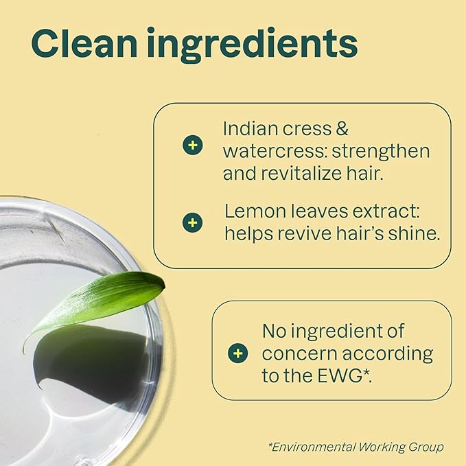 Bundle of ATTITUDE Clarifying Hair Shampoo, EWG Verified, Dermatologically Tested, Plant- and Mineral-Based, Vegan Beauty Products, Lemon Leaves and White Tea, 16 Fl Oz + Bulk Refill, 67.62 Fl Oz