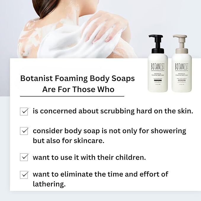 Shea Butter Body Wash Foaming for Women & Men, Organic Liquid Soap for Sensitive & Dry Skin with Botanical Buttermilk™ from Japan, Sulfate & Paraben Free, Water Lily & Raspberryh, 15.2 Fl Oz