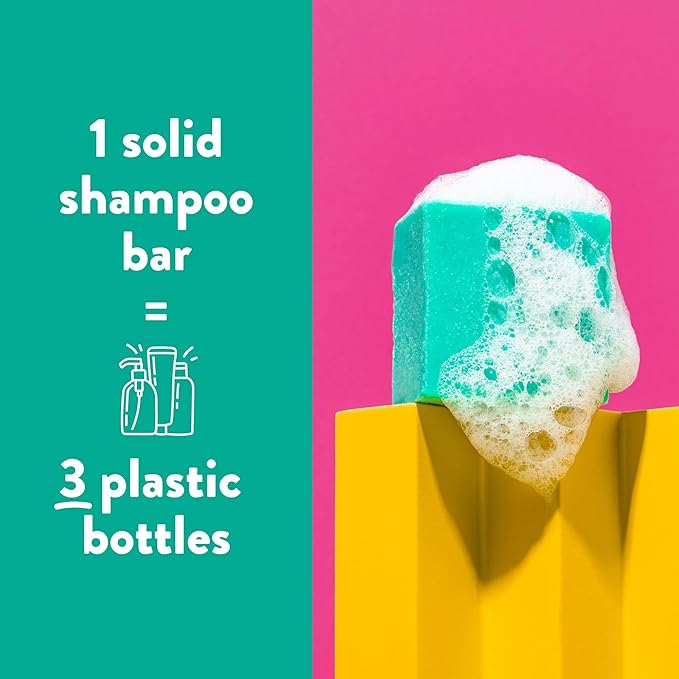 Ethique Mintasy - Refreshing Solid Shampoo Bar for Balanced to Dry & Damaged Hair - Vegan, Eco-Friendly, Plastic-Free, Cruelty-Free, 3.88 oz (Pack of 1)