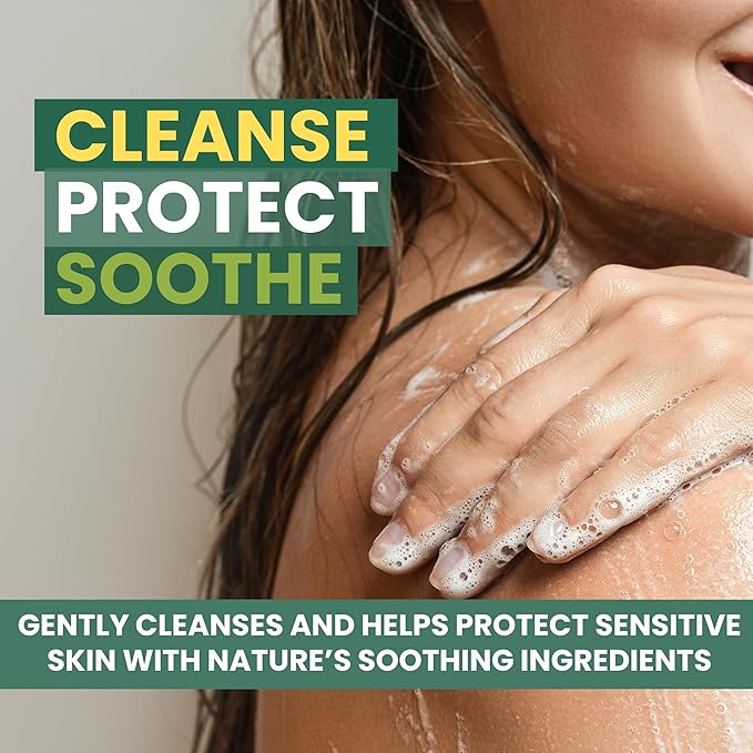 Tea Tree Body Wash MaxTherapy, Itchy Skin Relief, Tea Tree Oil Soap, Soothes Jock Itch, Athlete's Foot, Ringworm, Eczema, Psoriasis & Sensitive Skin, Men & Women, 16 fl oz, Original Edition