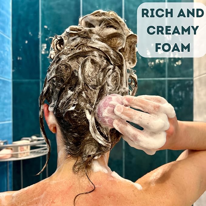 Morava Shampoo Bar & Conditioner Bar Set - Vegan, pH Balanced Hair Care for Curly & Normal-to-Dry Hair, Travel-Ready, Silicone & SLS-Free
