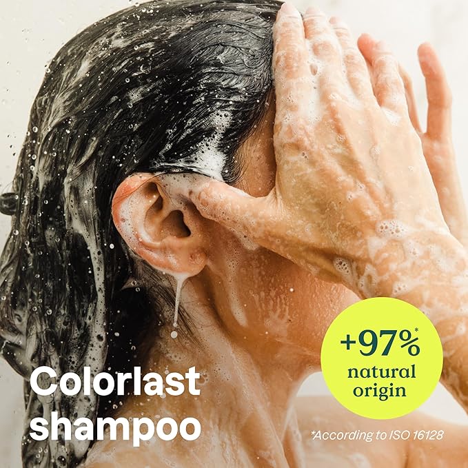 Bundle of ATTITUDE Colorlast Hair Shampoo, EWG Verified, Dermatologically Tested, Plant- and Mineral-Based, Vegan Beauty Products, Avocado Oil and Pomegranate, 16 Fl Oz + Bulk Refill, 67.62 Fl Oz