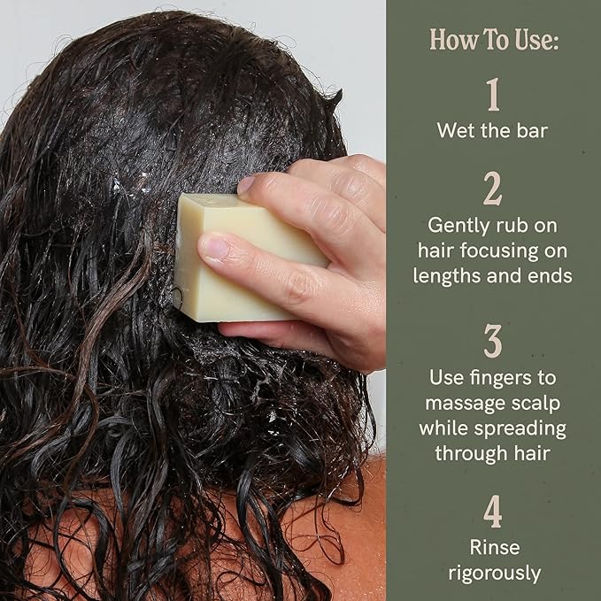 J·R·LIGGETT'S Hair Conditioner Bar, Plant Based Ingredients, Zero Waste Biodegradable, Sulfate & Cruelty Free, Leaves Hair Healthy, Clean, Soft and Conditioned, Eco Friendly Set of Three 1.75oz