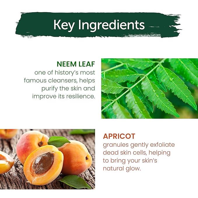 Himalaya Purifying Neem Scrub for a Deep Clean, Exfoliate and Purifies for Clean and Radiant Skin, 5.07 oz