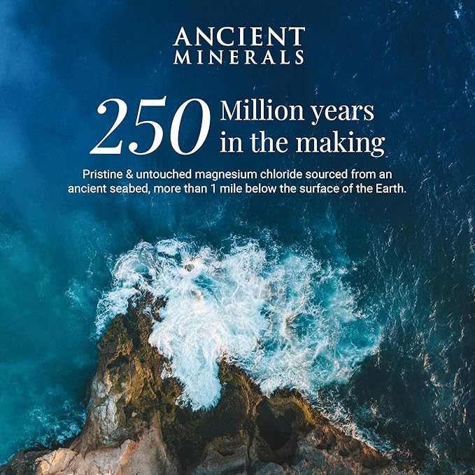 Ancient Minerals Natural Deodorant Cream – Sage & Coriander Scent, Aluminum-Free, Vegan Deodorant for Women and Men with Magnesium, Zinc & Vitamin E, for Sensitive Skin, 2 oz