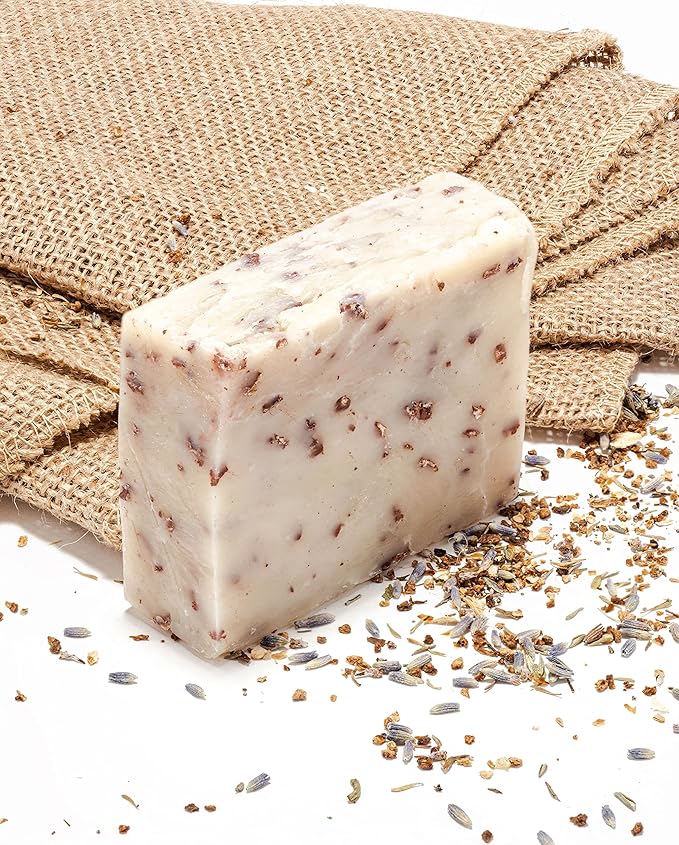 ILS Soap co - Wildflowers (Floral with light Exfoliation) All Natural Bar Soap for All Skin Types - Plant Based, Cold Process and Handmade in the USA (single bar)
