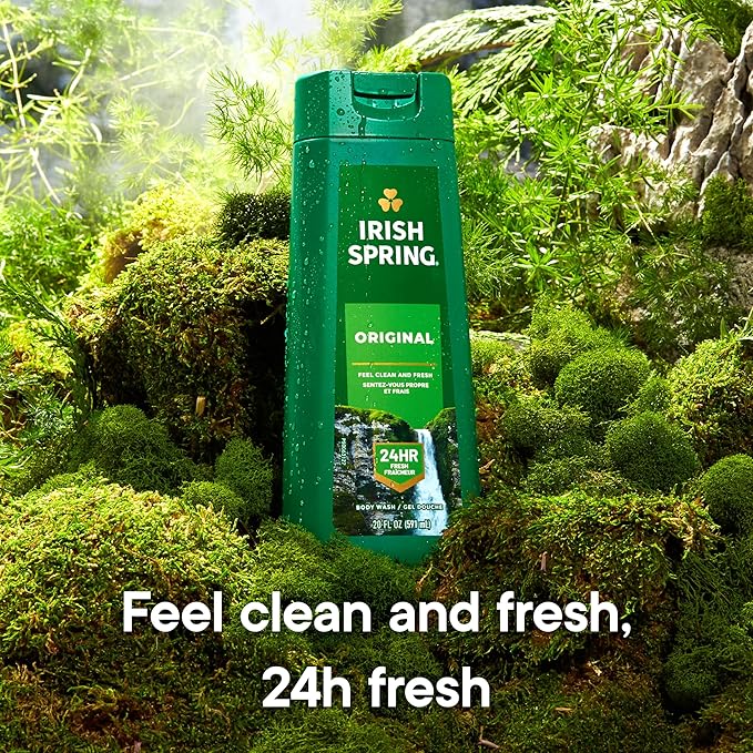 Irish Spring Original Clean Body Wash, 20 Oz, 2 Pack